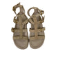 Papete Gianvito Rossi Bege Suede Tam 34 BR