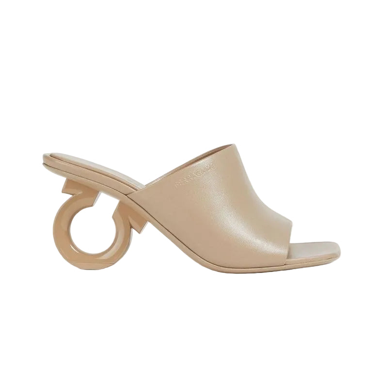 Mule Ferragamo Bege Tam 35/36 BR