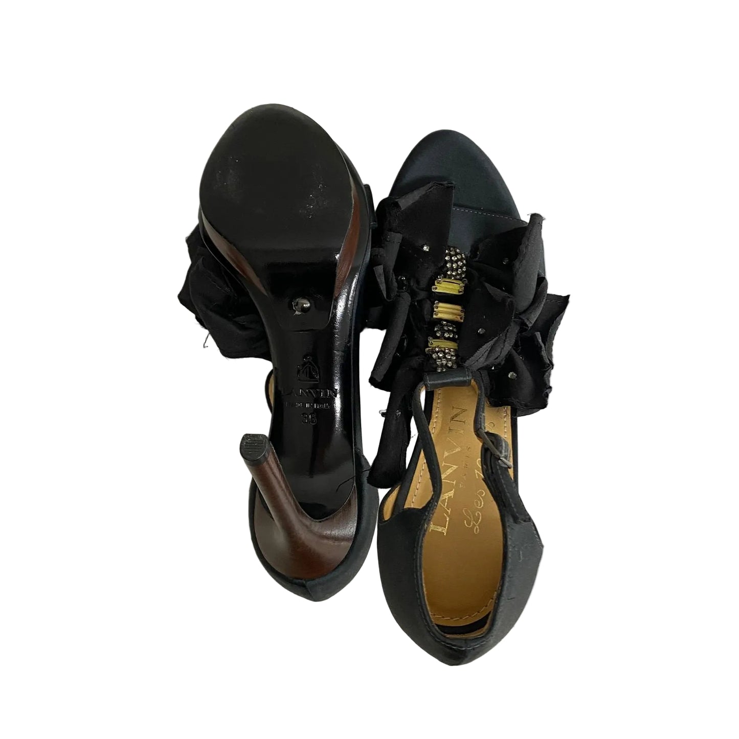 Sapato Lanvin Verde Escuro Tam 34 Br