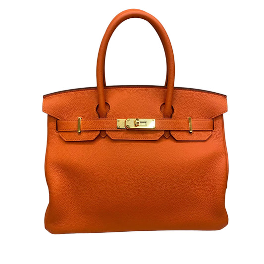 Bolsa Birkin Laranja 30