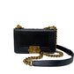 Bolsa Chanel Boy Preta e Dourado