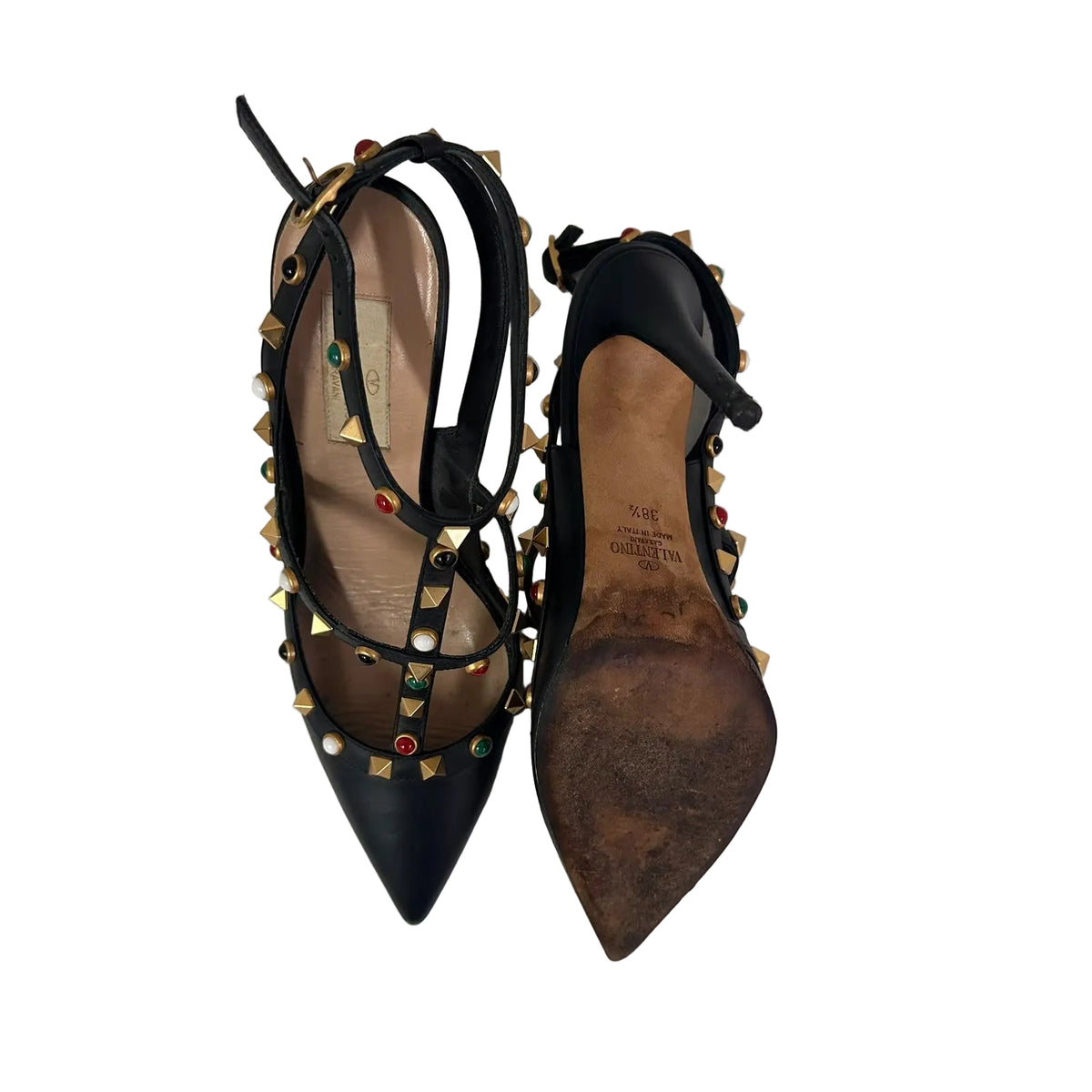 Sandália Valentino Garavani Rockstud Colorido Tam 36,5 BR