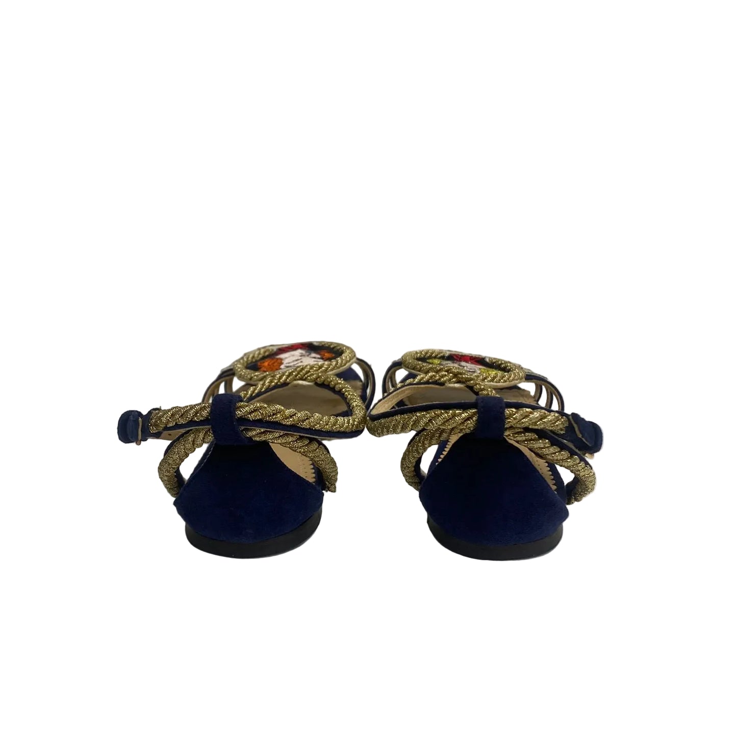 Rasteira Charlotte Olympia Azul Tam 33 Br
