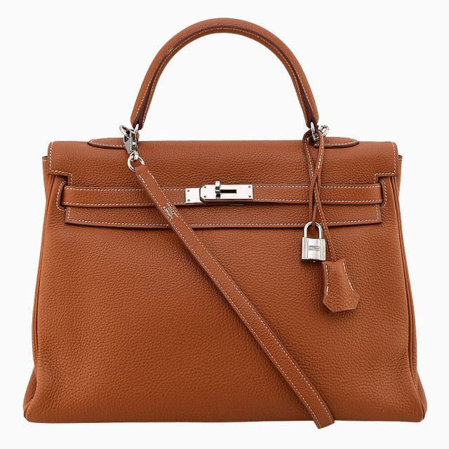 Bolsa Hermès Kelly Caramelo 28