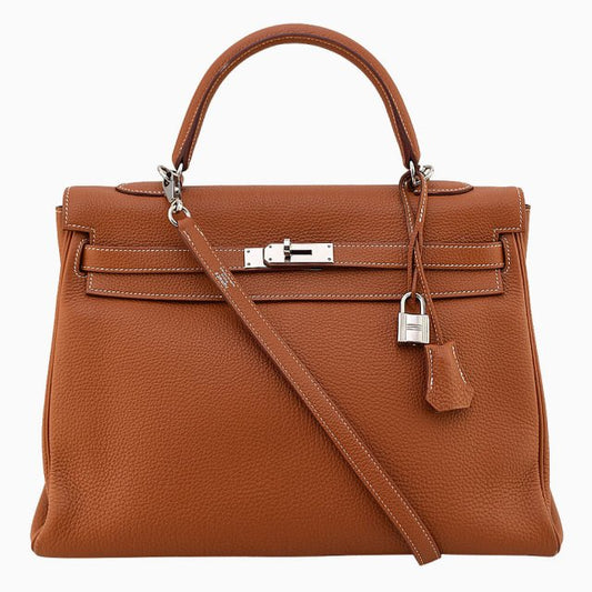 Bolsa Hermès Kelly Caramelo 25