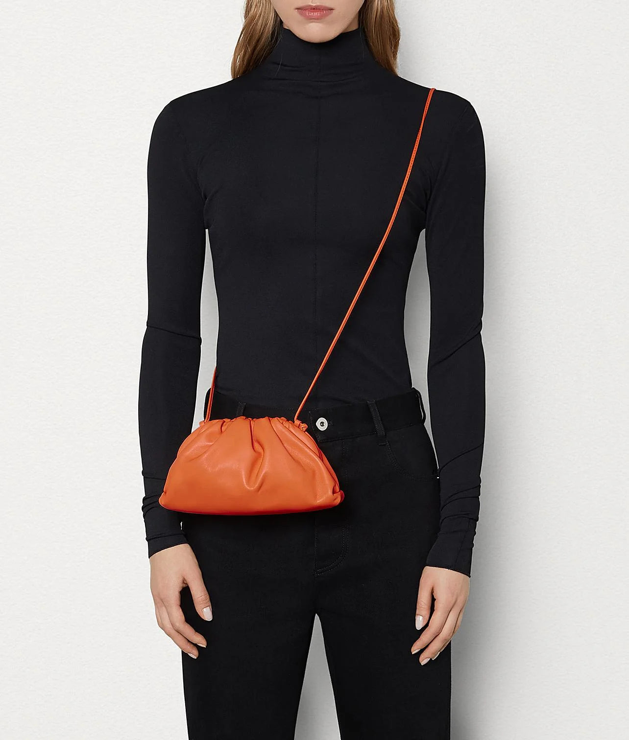 Bolsa Bottega Veneta Pouch Laranja