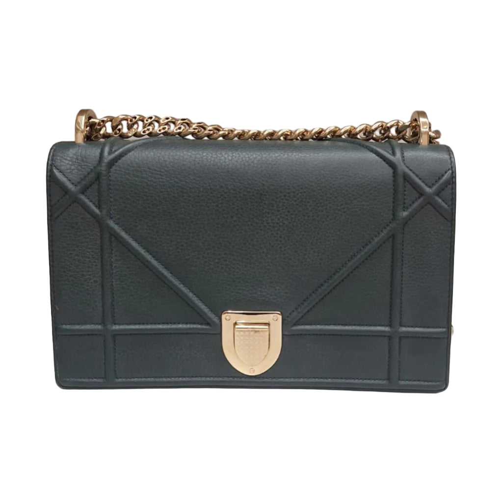Bolsa Dior Diorama Messenger Verde Média
