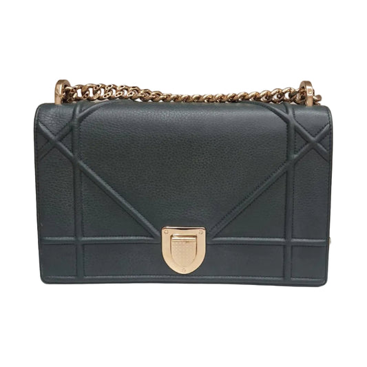 Bolsa Dior Diorama Messenger Verde Média