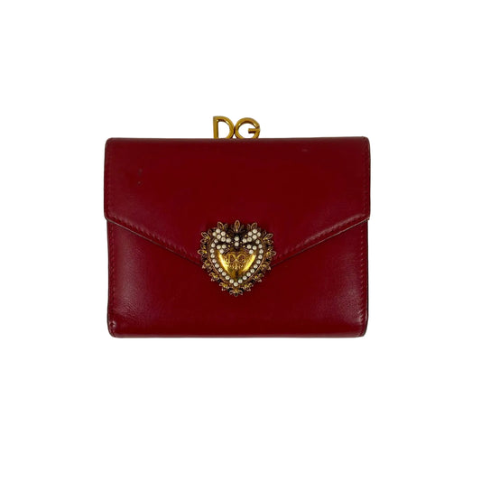 Carteira Dolce&Gabanna Devotion Vermelha