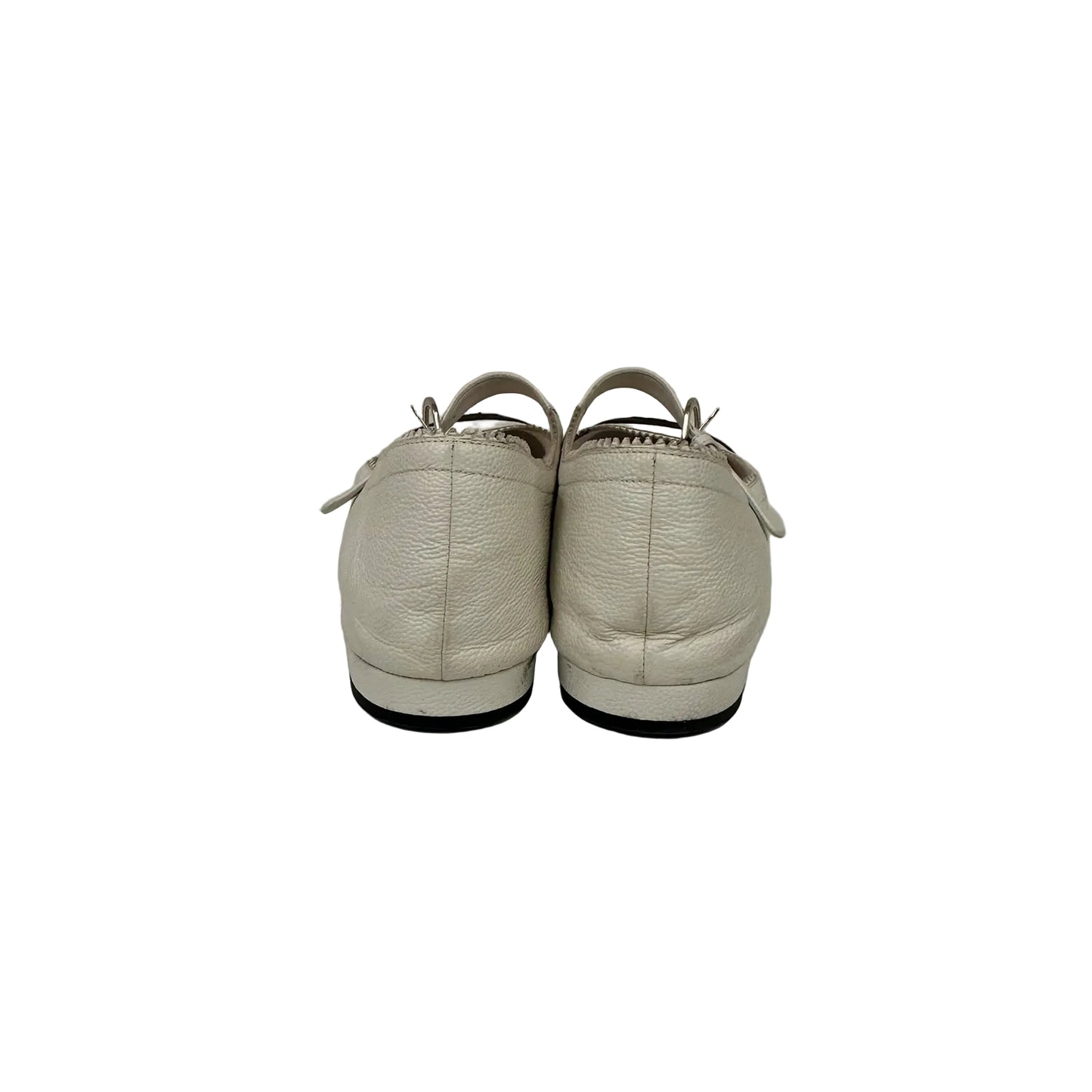 Sapato Chanel Mary Jane Branco Tam 39 BR