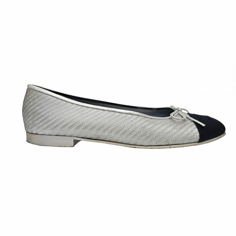 Sapatilha Chanel Prata Tam 38 Br