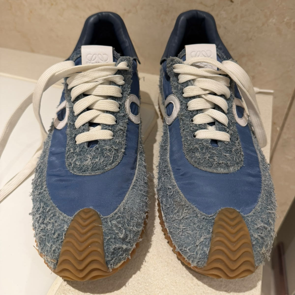 Tenis Loewe Azul e Branco Tam 38 BR