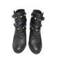 Bota Valentino Preta Studs Dourado Tam 36,5 BR