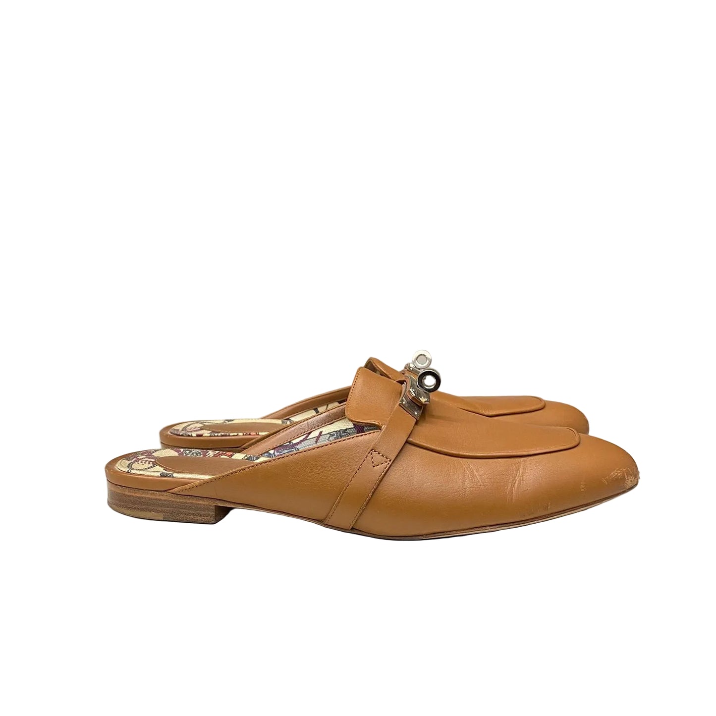 Mule Hermes Caramelo Tam 37,5 Br