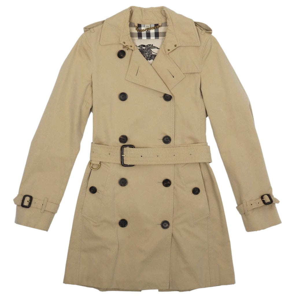 Casaco Burberry Bege e Marrom Tam 32 BR