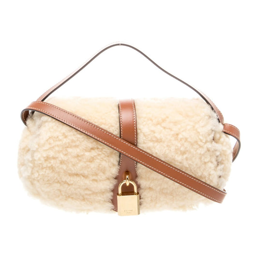 Bolsa Celine Com Pelugem Bege