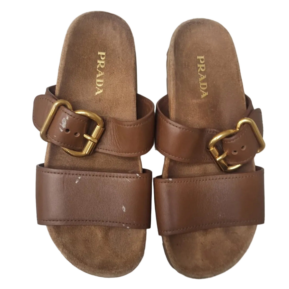 Papete Prada Bege Tam 35 Br