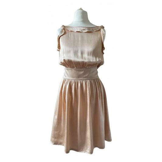 Vestido MIU MIU Cetim Rose Tam 38 BR