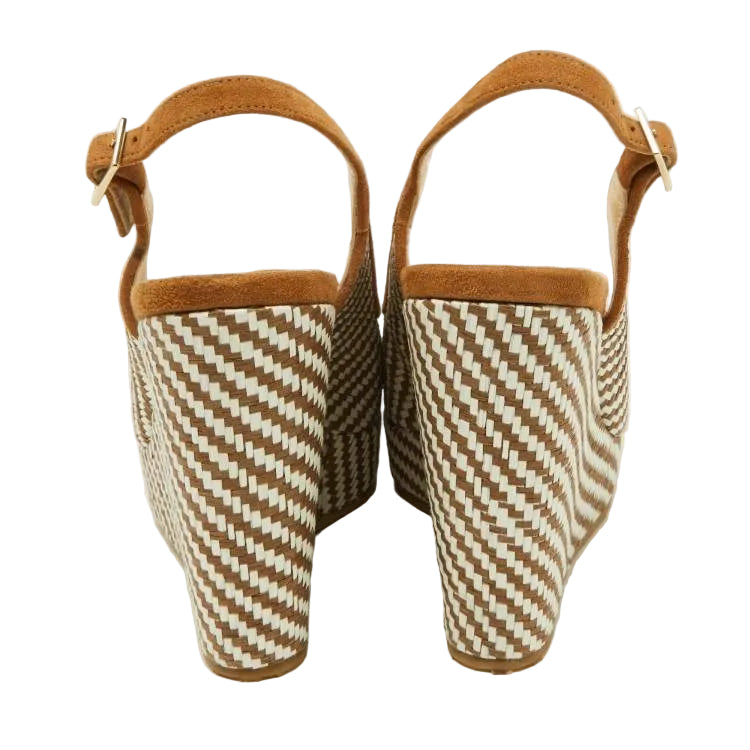 Sandalia Jimmy Choo Marrom e Branco Tam 38 Br