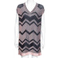 Vestido Missoni Rosa e Preto Tam 36 Br