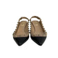 Scarpin Valentino Preto e Bege Tam 34 Br