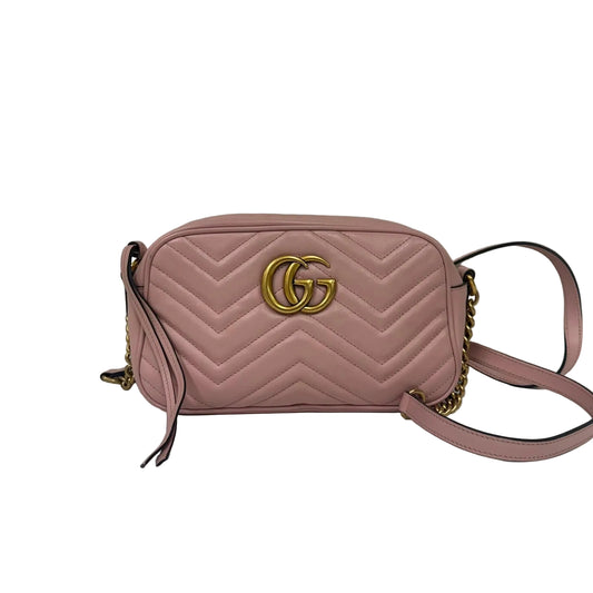 Bolsa Gucci GG Marmont Camera Bag Rosa