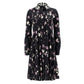 Vestido Valentino Estampado Preto Tam 36 Br