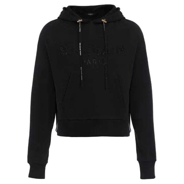 Moletom Balmain Preto Pedraria Tam P BR