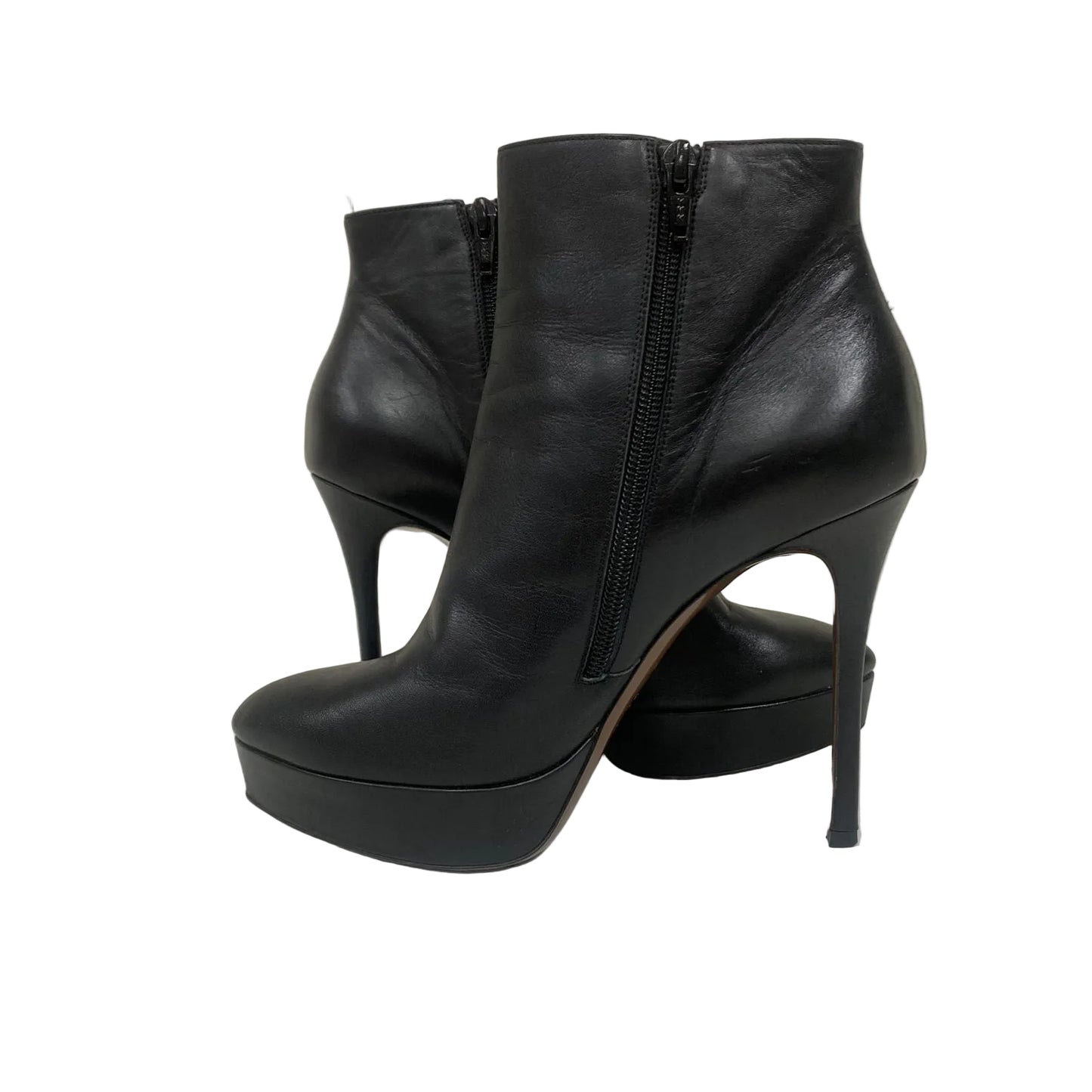 Bota Versace Salto Preta Tam 35,5 Br
