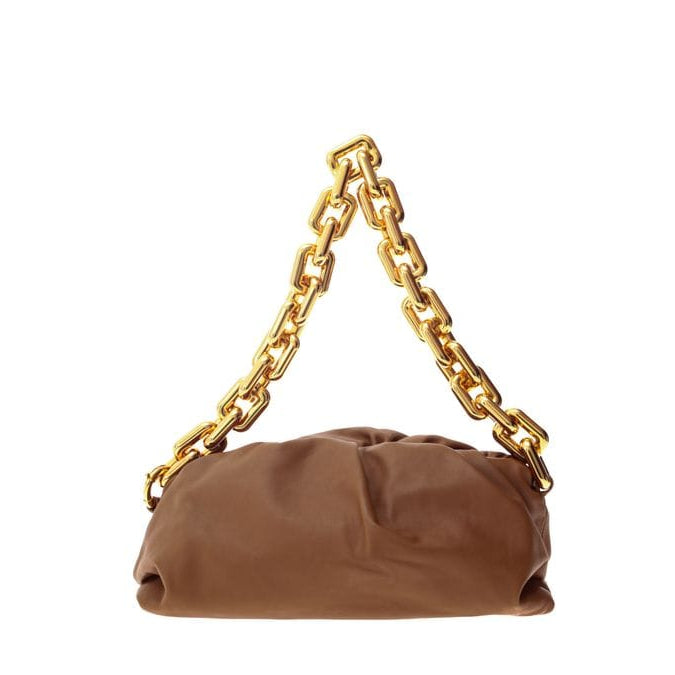 Bolsa Bottega Veneta The Chain Pouch Caramelo