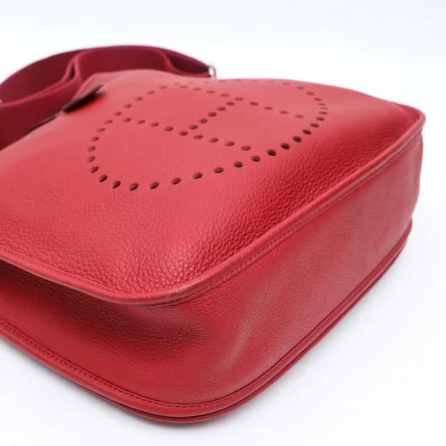 Bolsa Hermès Evelyne Vermelha