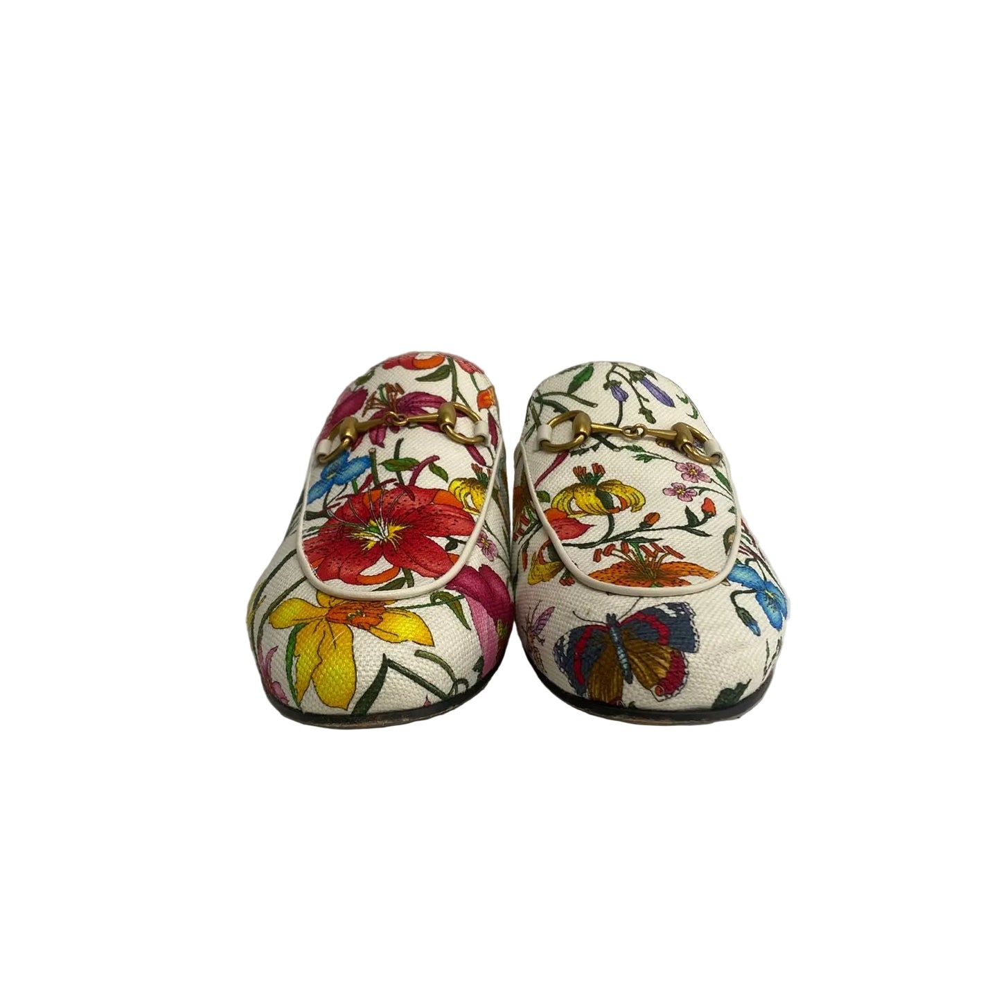 Mule Gucci Estampado Florido Tam 34,5 Br
