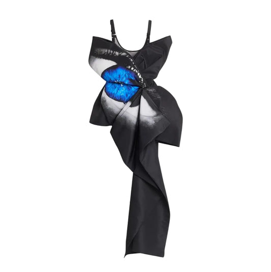 Vestido Alexander McQueen Preto Borboleta Tam 36 Br