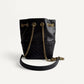 Bolsa Saint Laurent Joe Mini Bucket Preta