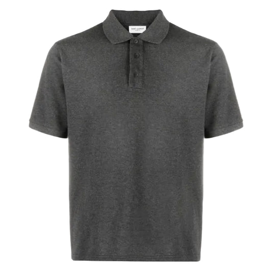 Polo Saint Laurent Cinza Tam M Br