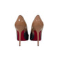 Scarpin Christian Louboutin Bege/Preto Tam 36,5 BR