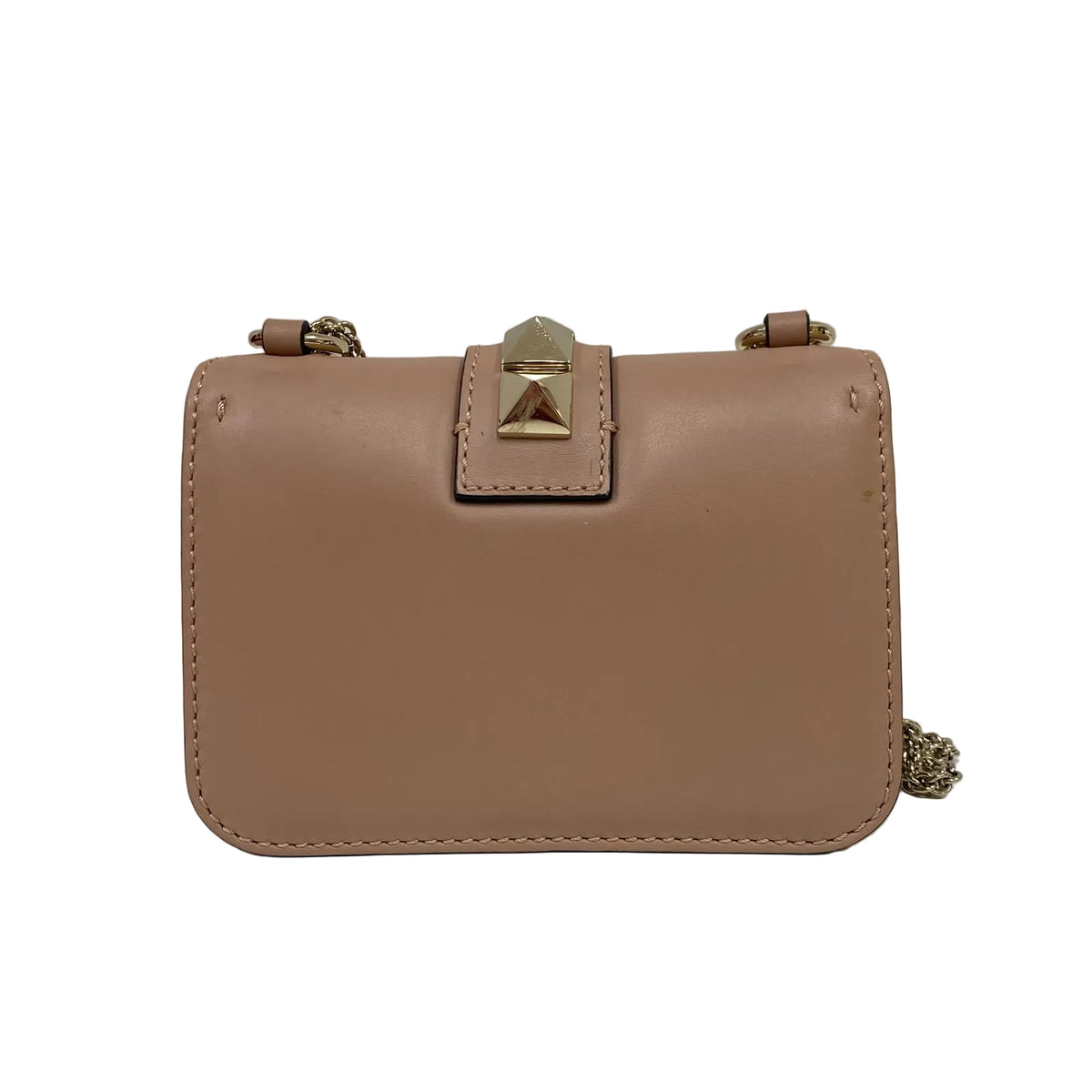 Bolsa Valentino Garavani Glam Lock Nude