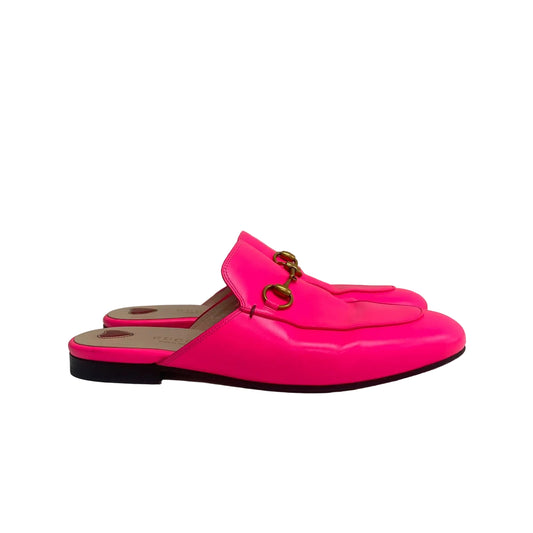 Mule Gucci Rosa Neon Tam 34,5 Br