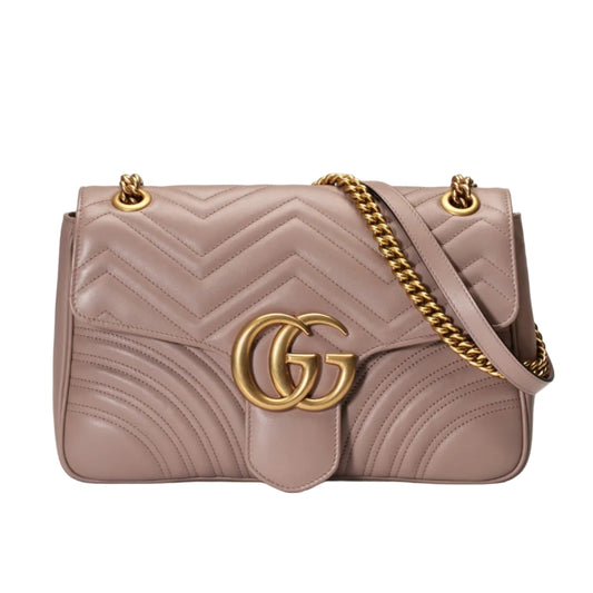 Bolsa Gucci Marmont Bege Média