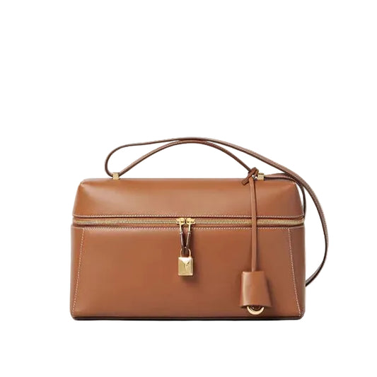 Bolsa Loro Piana Extra Bag L27 Caramelo