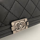 Bolsa Chanel Boy Preta Média