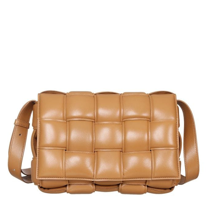Bolsa Bottega Veneta Padded Cassette Caramelo