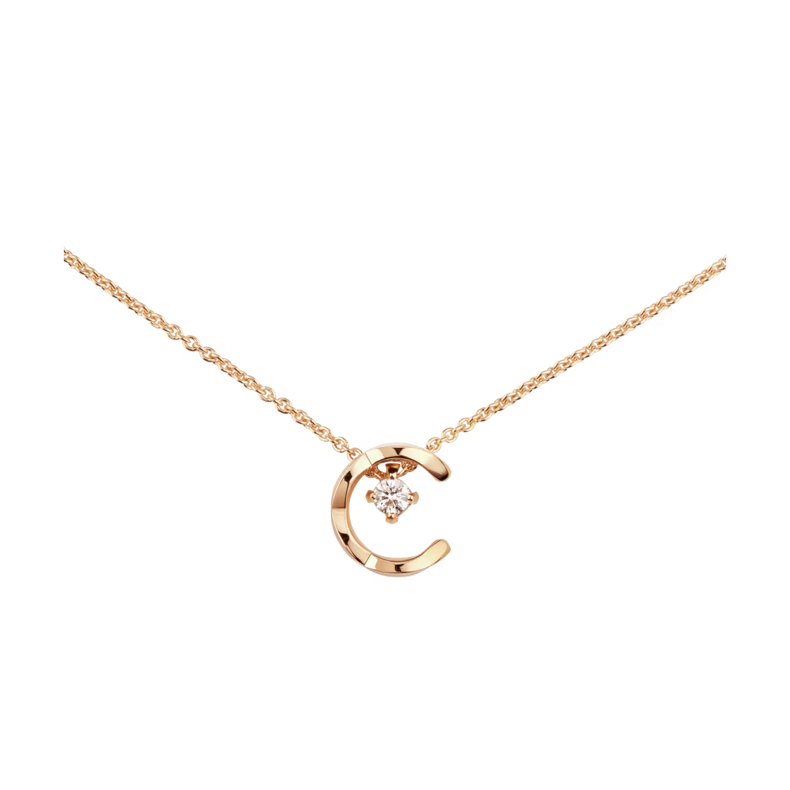 Colar Chanel Coco Ouro Beige
