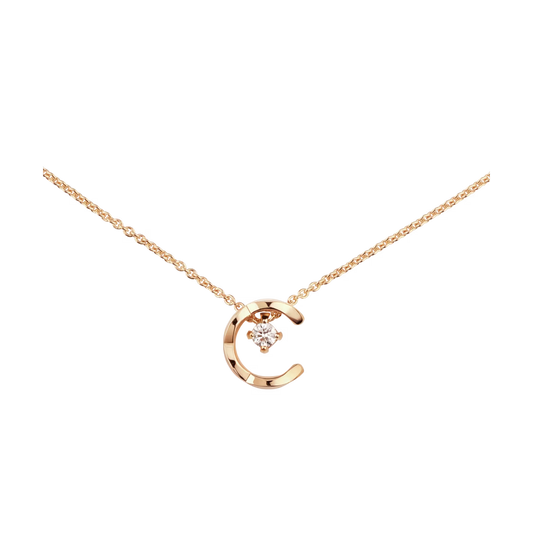 Colar Chanel Coco Ouro Beige