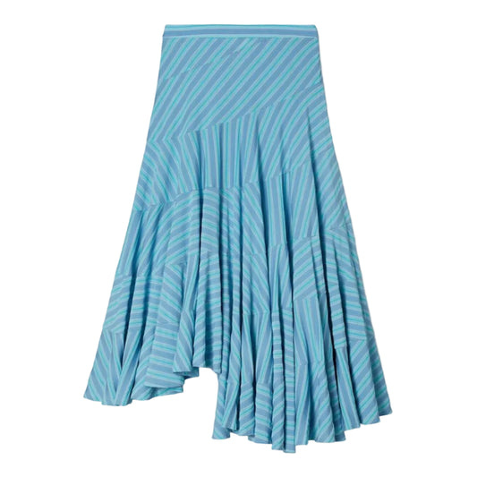 Saia Tory Burch Tons Azul Tam 36 Br