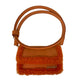 Bolsa Jacquemus Le Rond Shearling Laranja