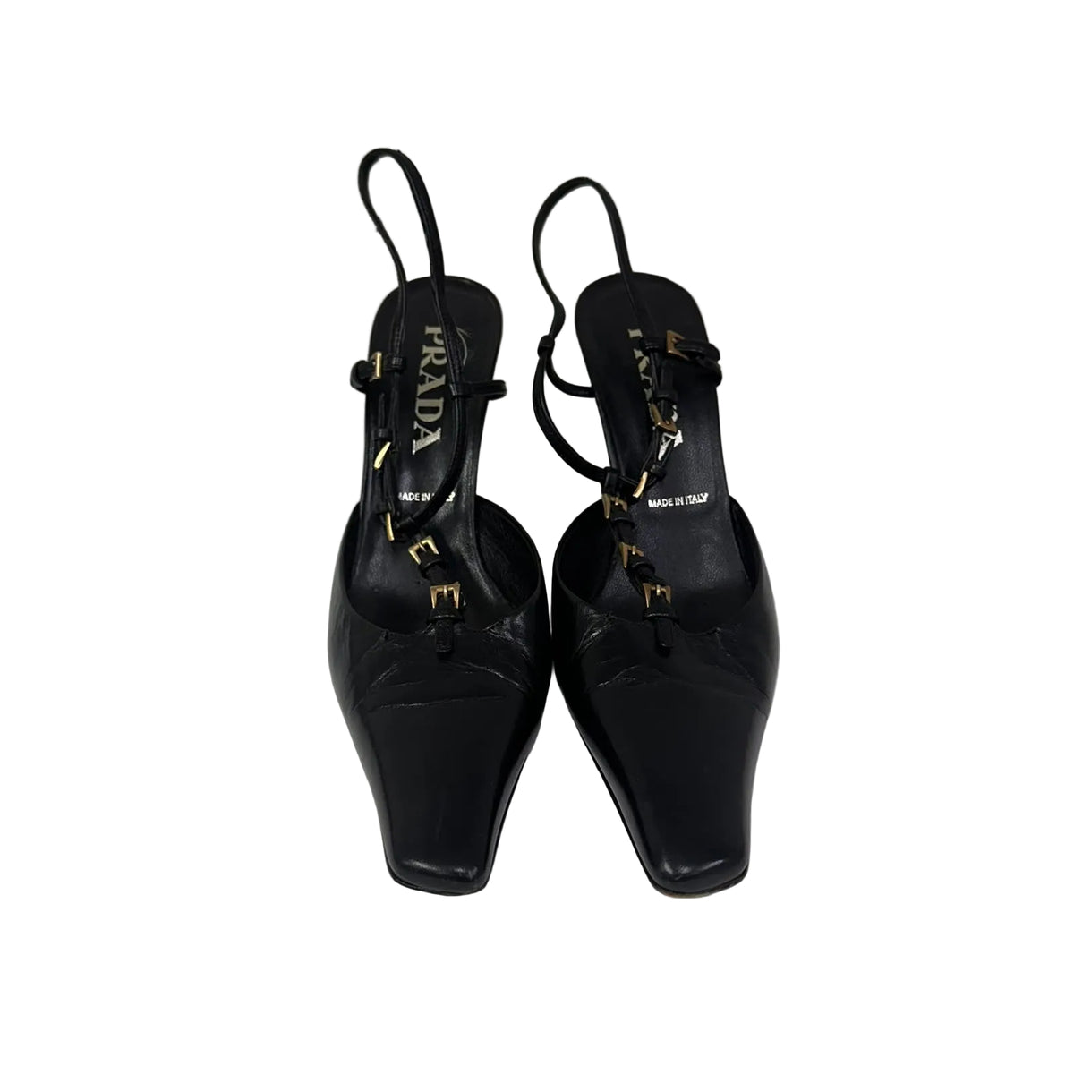 Sapato Prada Couro Preto Tam 35 BR