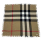 Cachecol Burberry Listrado Marrom