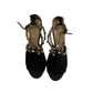 Sandália Valentino Garavani Rockstud Open Toe Preta Tam 36,5 BR