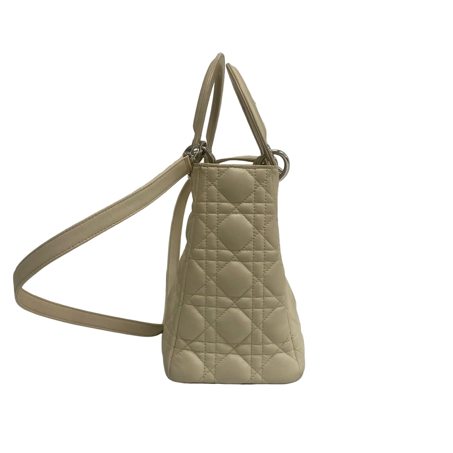 Bolsa Christian Dior Lady Dior Off White